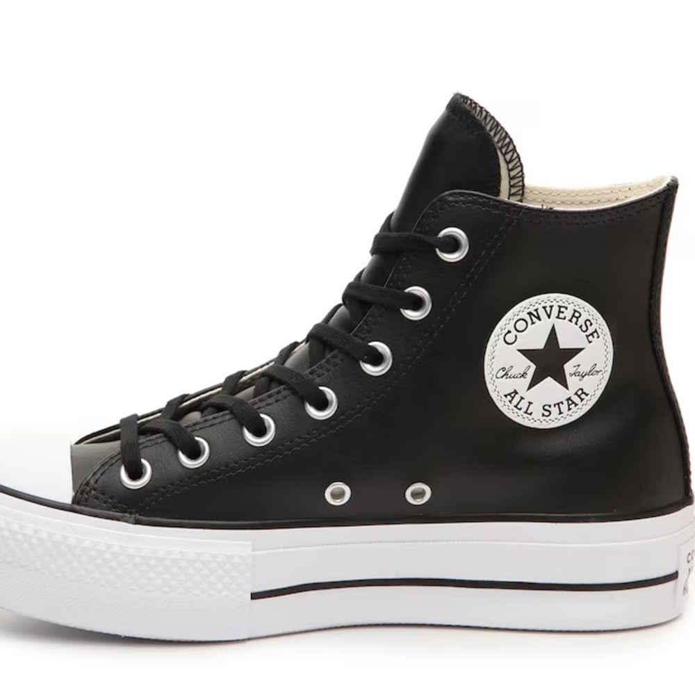 COPY - Converse Chuck Taylor Leather All Star Lift Platform High Top Sneaker Si…